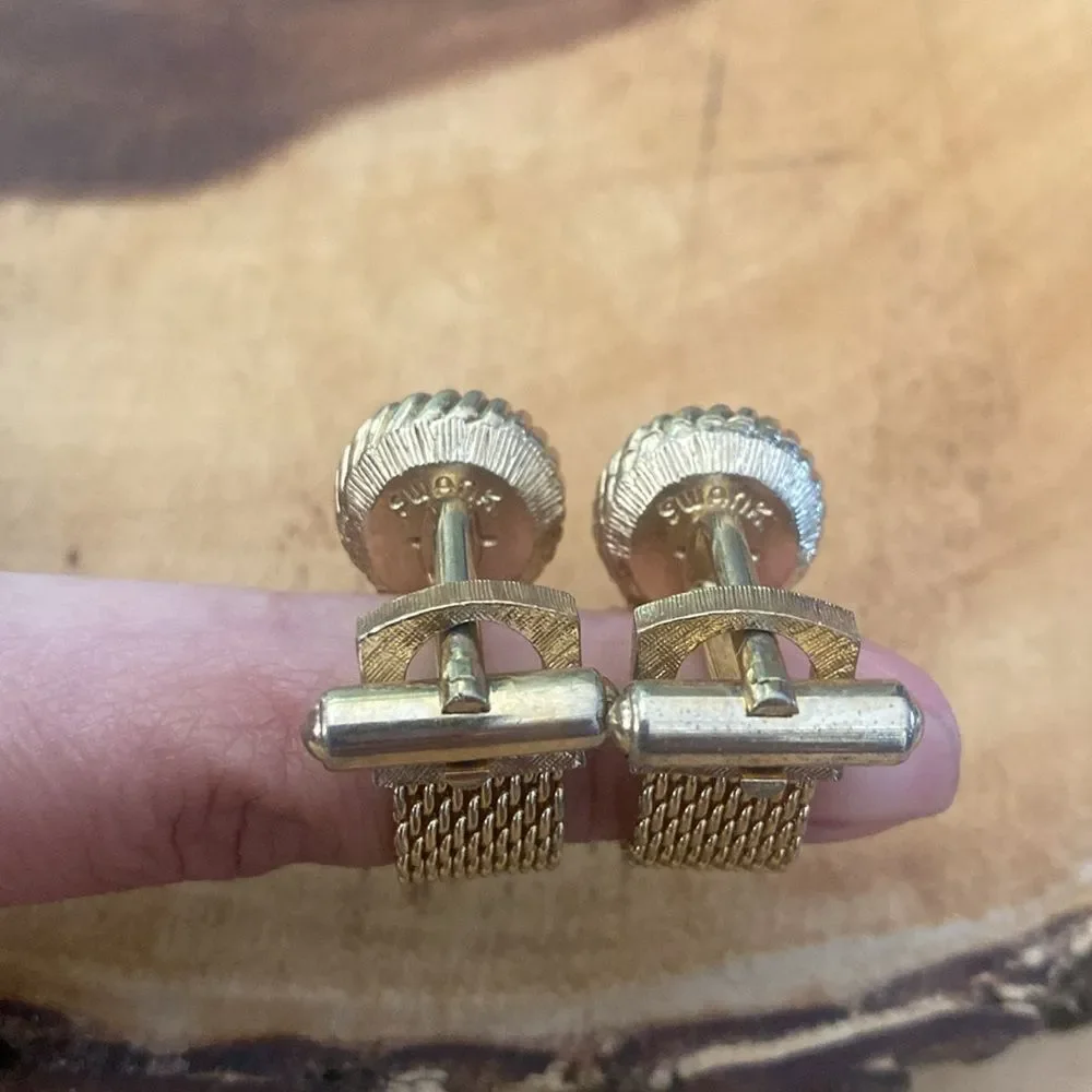 Swank wrap around Cufflinks